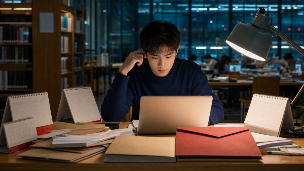 Календарь дедлайнов стипендии CSC 2027 рядом с документами абитуриента
